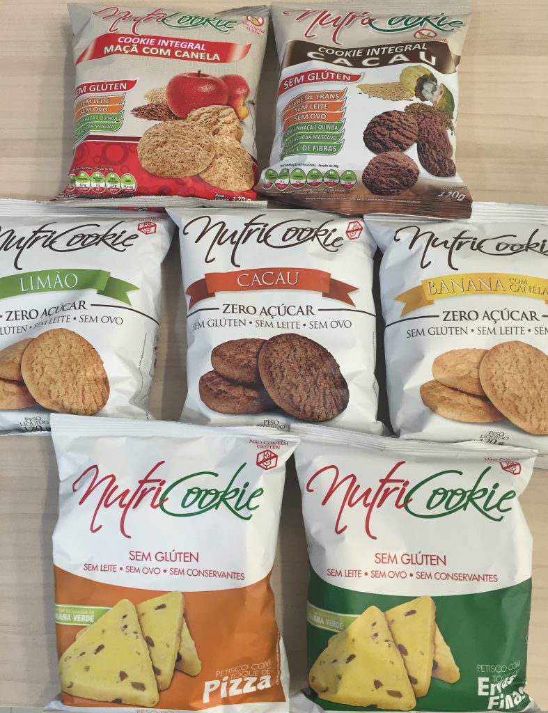 cookies e petiscos