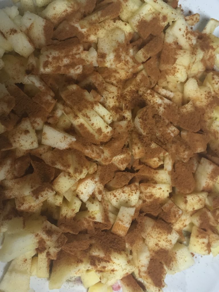 bolo de maçã