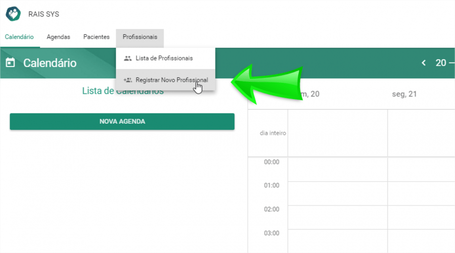 Sistema Rais Agenda - Sistema de agendamento on-line para Saúde, Bem-Estar e Beleza.