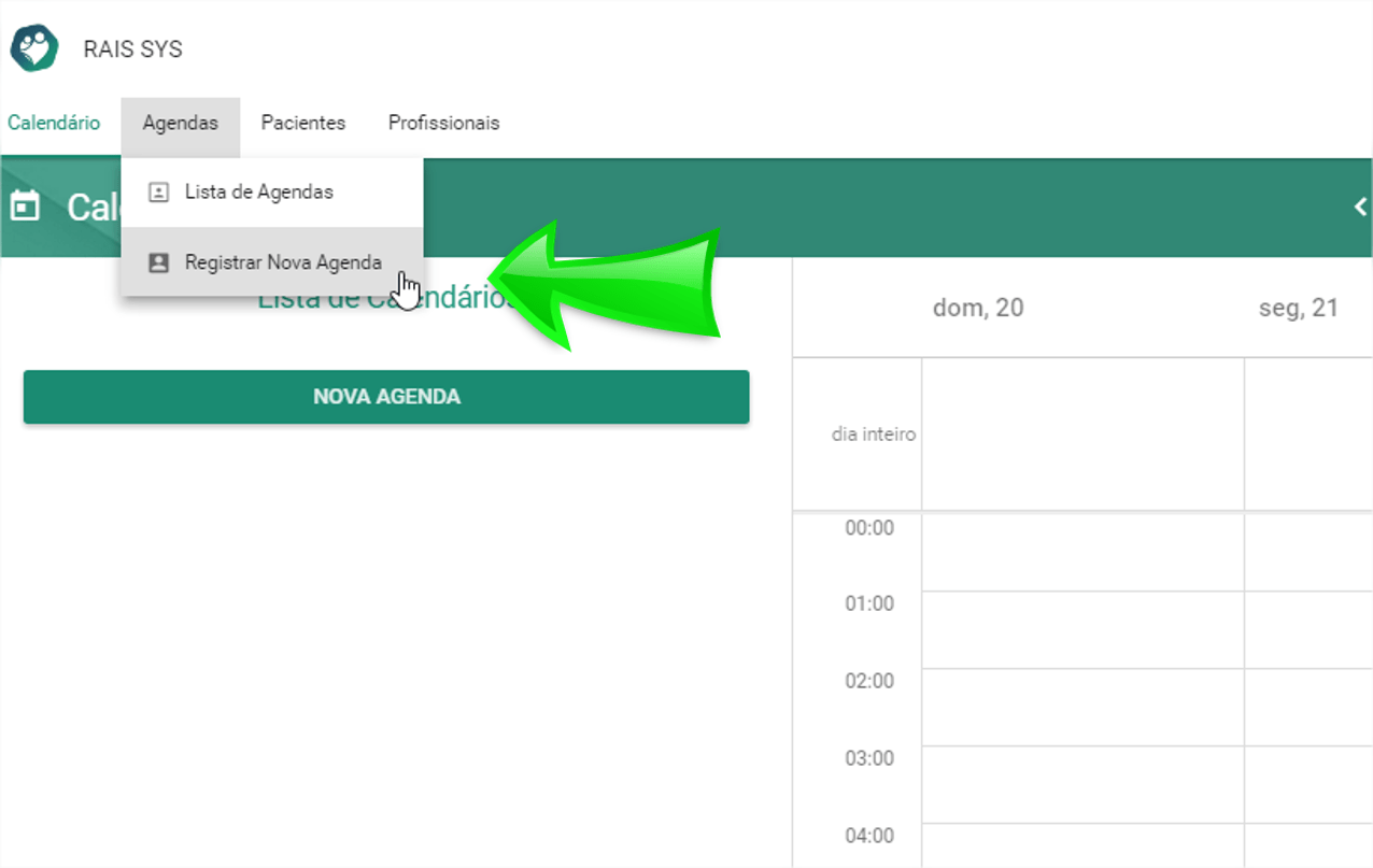 Sistema Rais Agenda - Sistema de agendamento on-line para Saúde, Bem-Estar e Beleza.