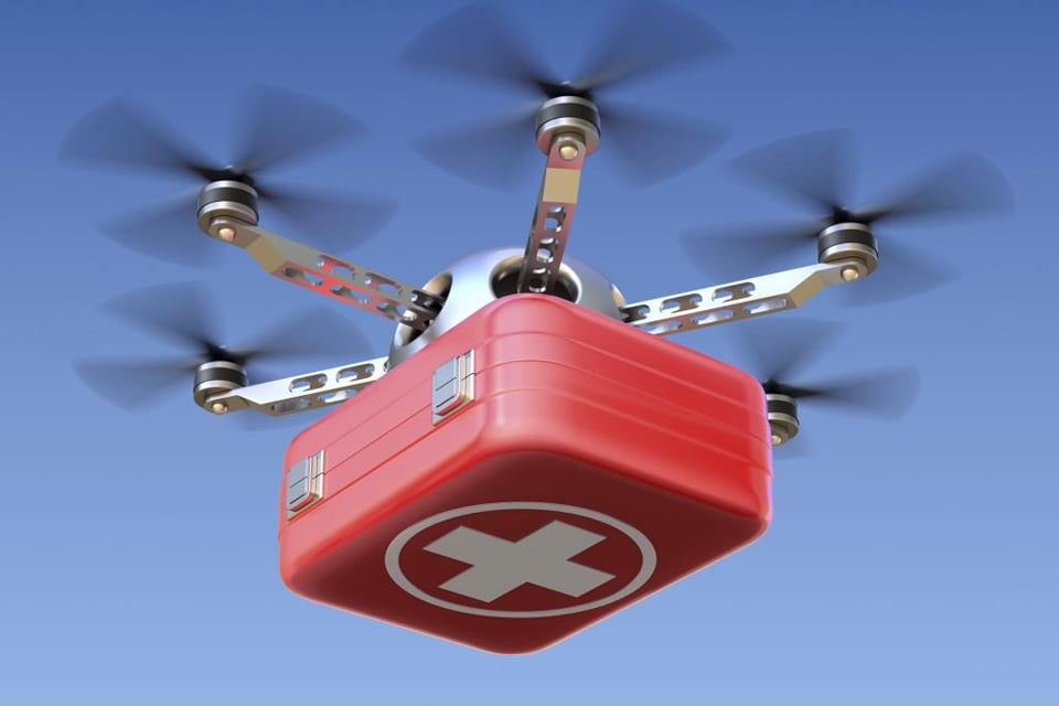 Drones podem servir no transporte de órgãos para doação
