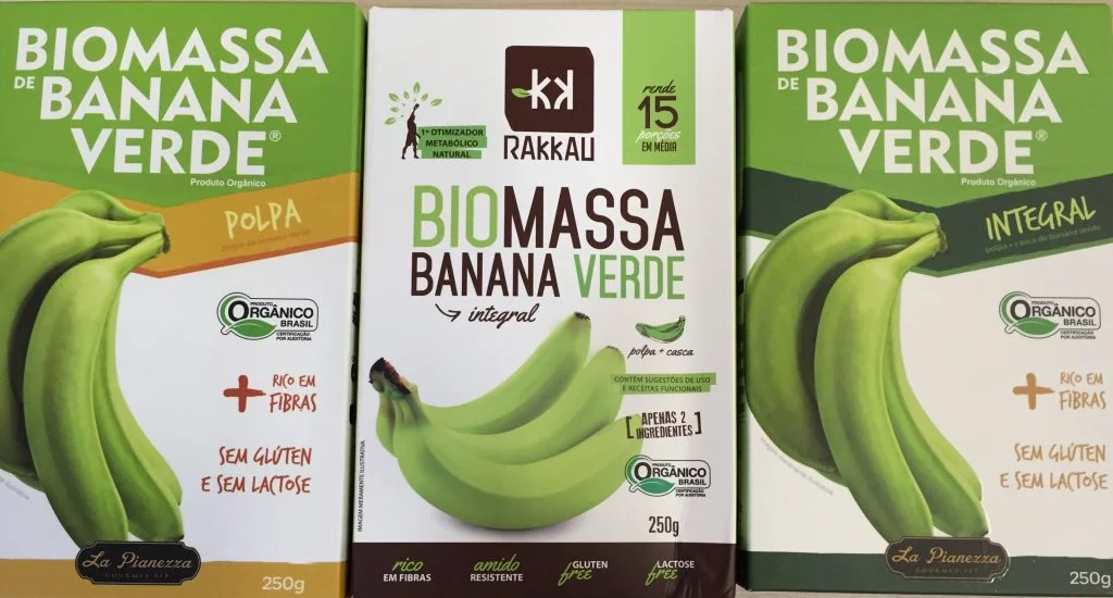 biomassa de banana verde