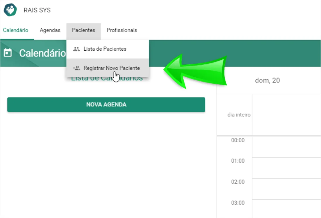 Sistema Rais Agenda - Sistema de agendamento on-line para Saúde, Bem-Estar e Beleza.