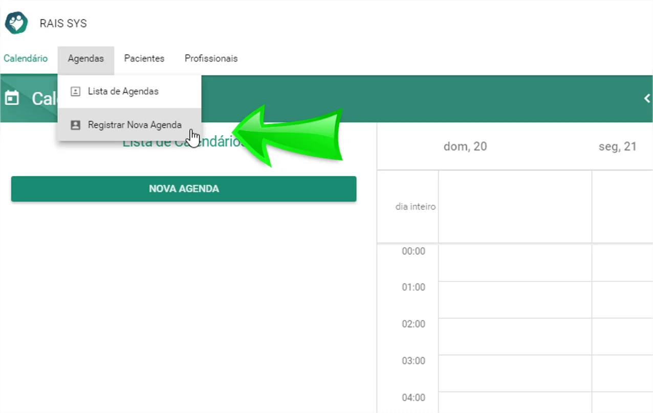 Sistema Rais Agenda - Sistema de agendamento on-line para Saúde, Bem-Estar e Beleza.