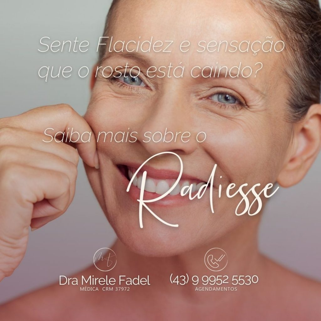 Flacidez e sensação que o rosto está caindo? 😟Já ouviu falar do Radiesse?
