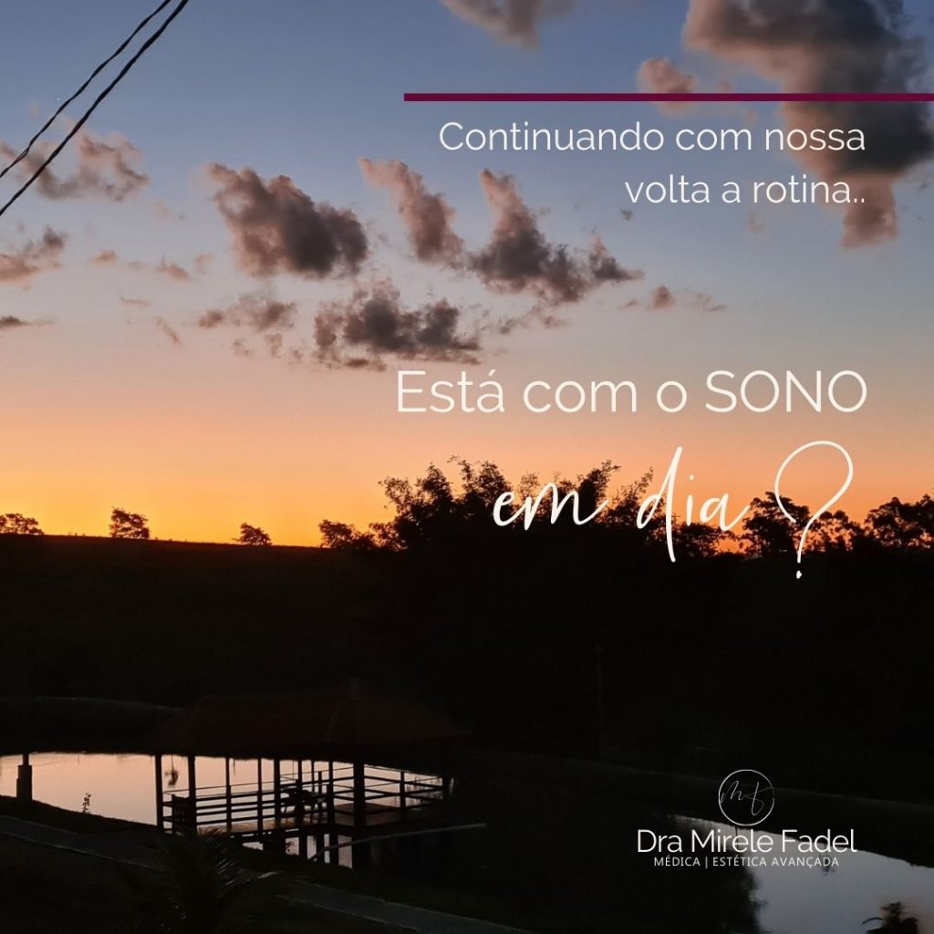 Você está com o SONO em Dia?