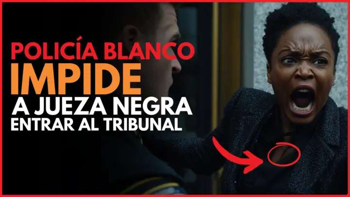 jueza negra, racismo en el tribunal, prejuicio racial, sistema de justicia, abuso de autoridad, transformación a través de la empatía, injusticia social, lección de justicia, cambio social, lucha contra el racismo, tribunal de justicia, policía blanco, igualdad racial, historia de superación, justicia equitativa, enfrentando el racismo, reflexión sobre prejuicio, poder de la empatía, combate al racismo institucional, transformación en el sistema jurídico, justicia humanizada, superación del prejuicio, abuso de poder