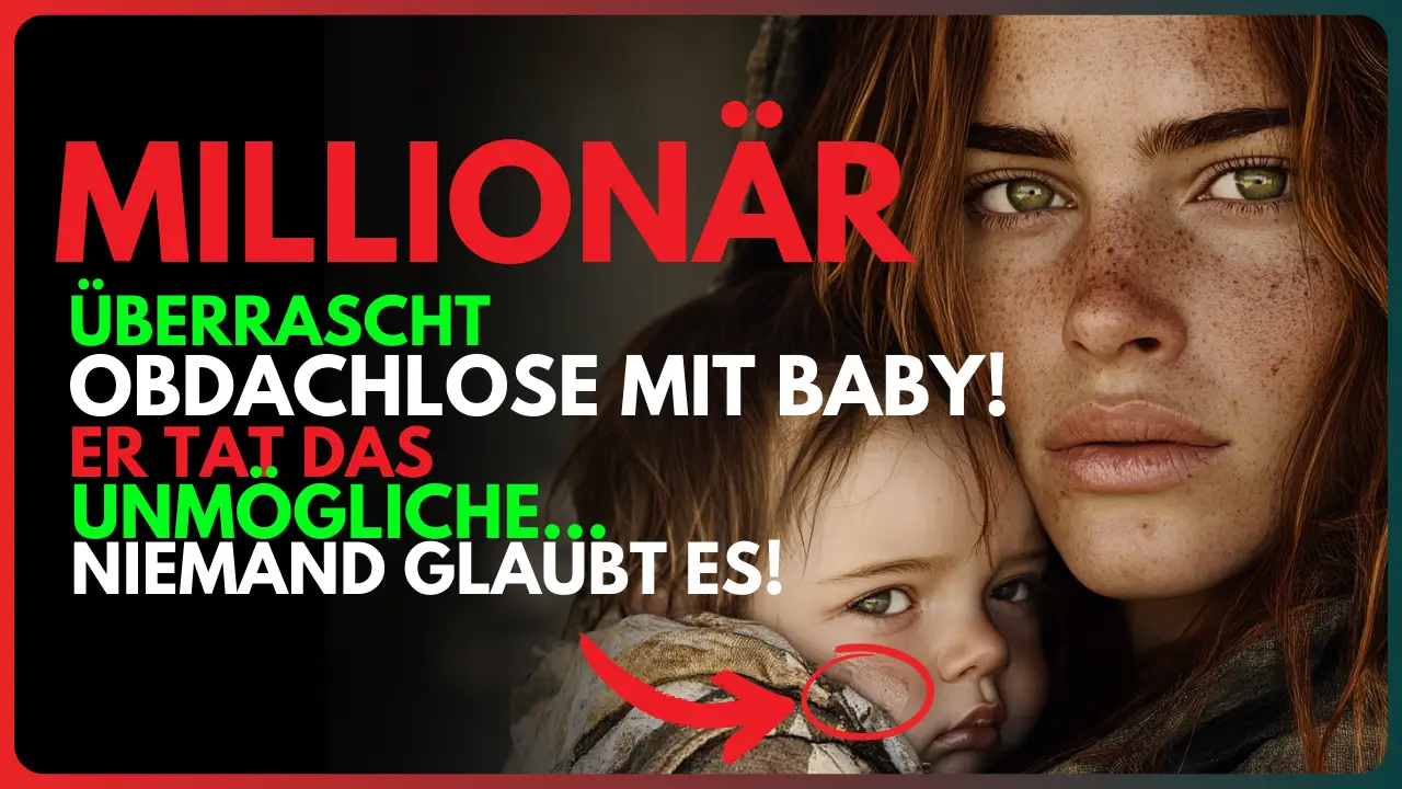 Millionär Sieht Obdachlose Mit Baby Und Tut Das UNVORSTELLBARE… Was Dann Passiert, Ist SCHOCKIEREND!