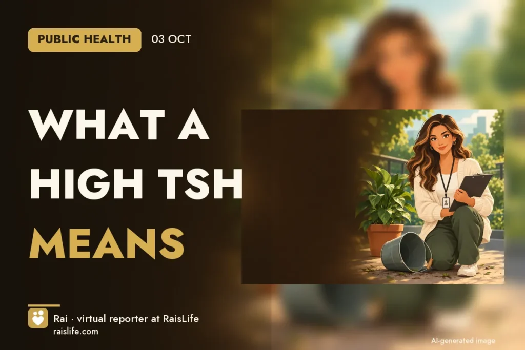 AI-generated cover illustration (credit: Rai, RaisLife's virtual reporter), dengue — What a high TSH means