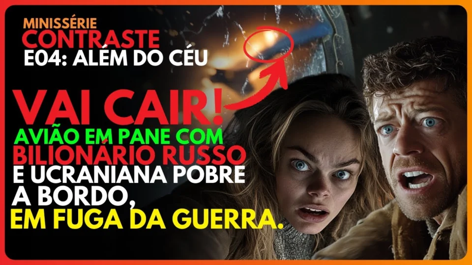Vídeo: VAI CAIR! AVIÃO sofre pane com BILIONÁRIO RUSSO e UCRANIANA POBRE em fuga da guerra. CONTRASTE E04