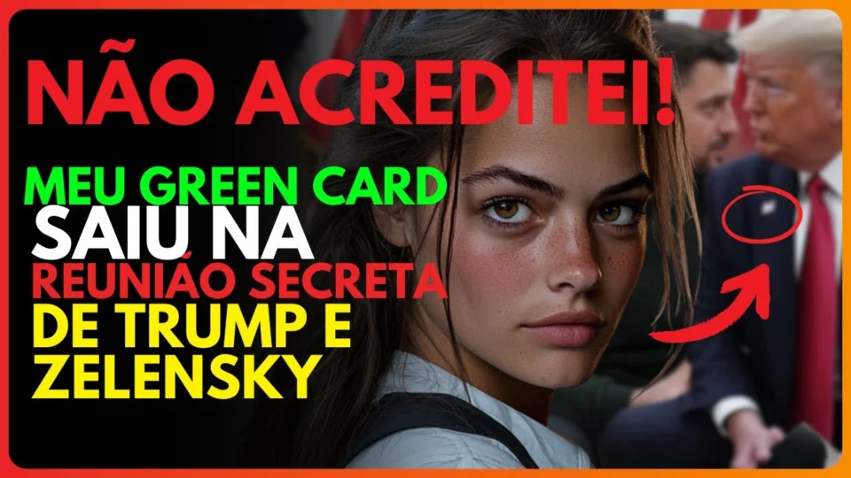 Vídeo: CHOQUEI O MUNDO! O Green Card IMPOSSÍVEL Que Ganhei de Trump No Meio do CAOS POLÍTICO com Zelensky!