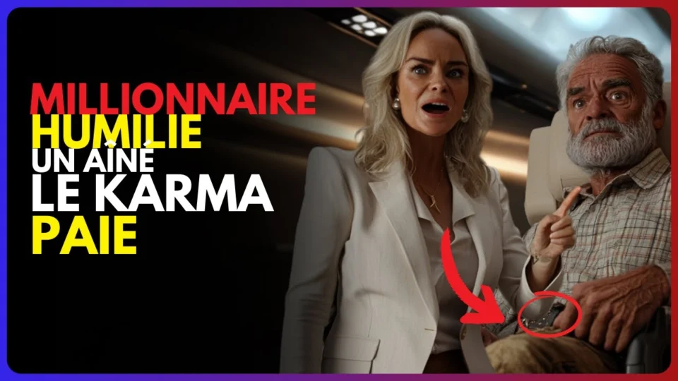 Vídeo: Une Millionnaire Humilie un Aîné dans l’Avion… Mais 6 Mois Plus Tard, Elle Est Publiquement Dévoilée et Humiliée!