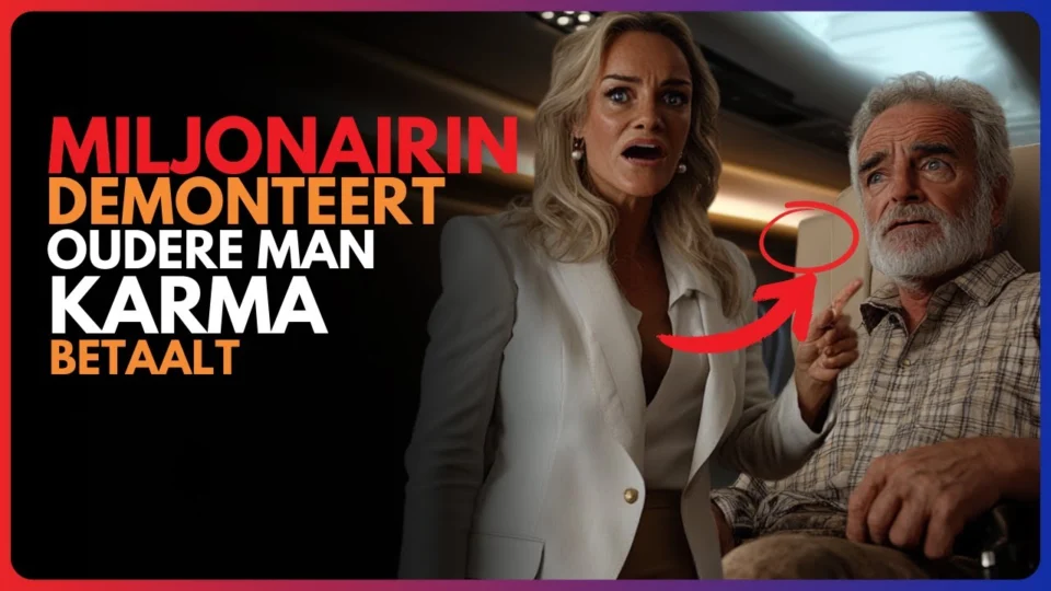 Vídeo: Miljonairin Demonteert Oudere Man in Vliegtuig… Maar 6 Maanden Later Wordt Ze Openlijk Beschaamd!
