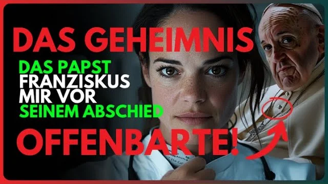 Vídeo: Papst Franziskus offenbarte mir dieses GEHEIMNIS, bevor er ging… Was danach geschah, war übernatürlich!