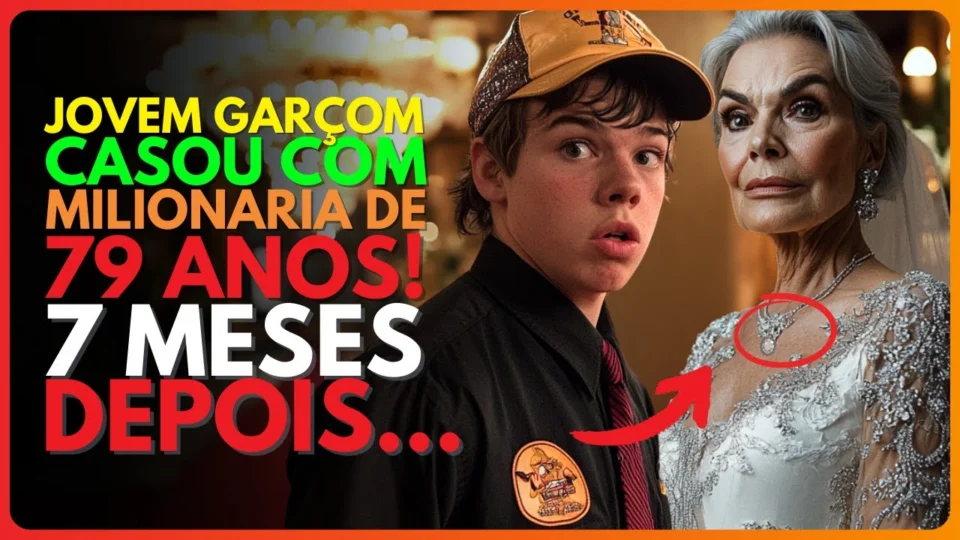 Vídeo: Jovem GARÇOM se Casa com Milionária de 79 Anos e 7 Meses Depois Descobre um SEGREDO MACABRO!