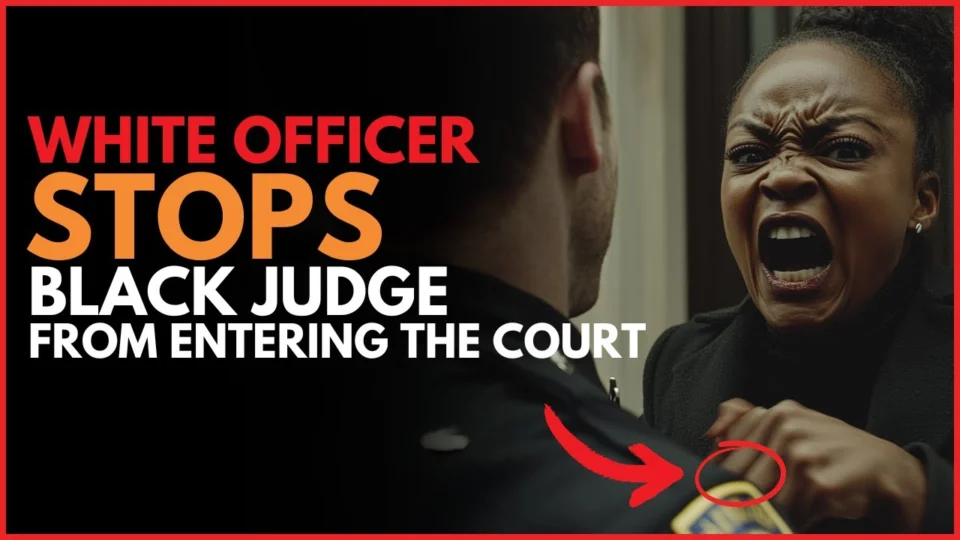 Vídeo: Black Judge Stopped by White Officer from Entering the Court: Powerful Reaction Changed Everything