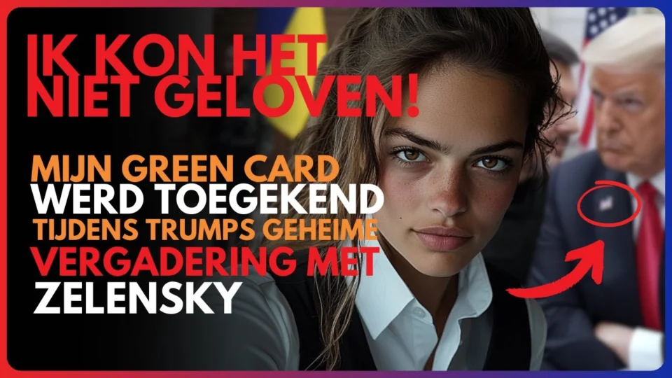 Vídeo: IK WAS IN SHOCK! De ONMOGELIJKE Green Card die ik van Trump kreeg tijdens de POLITIEKE CHAOS met Zelensky!