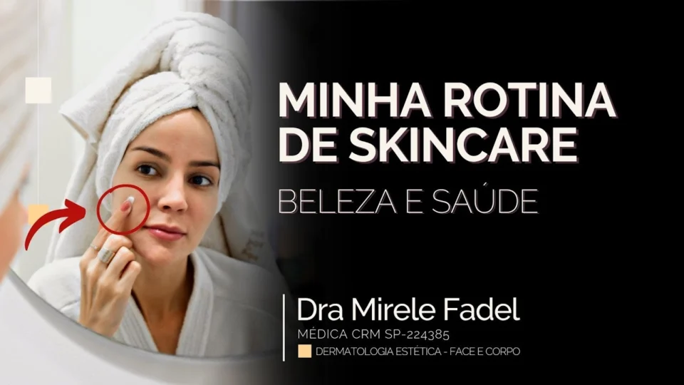 Vídeo: Hoje eu vou mostrar para vocês a minha rotina de skincare