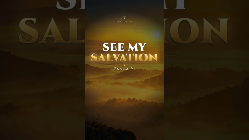 Vídeo: Let Him See My Salvation: Psalm 91:16 Closing in Hebrew #Shorts
