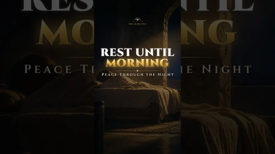 Vídeo: Menucha Ad Ha’boker: Rest Until Morning, a Closing Night Prayer #Shorts