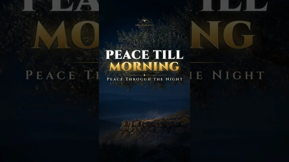 Vídeo: Shalom Ad Haboker: Peace Until Morning, a Quiet Night Prayer #Shorts