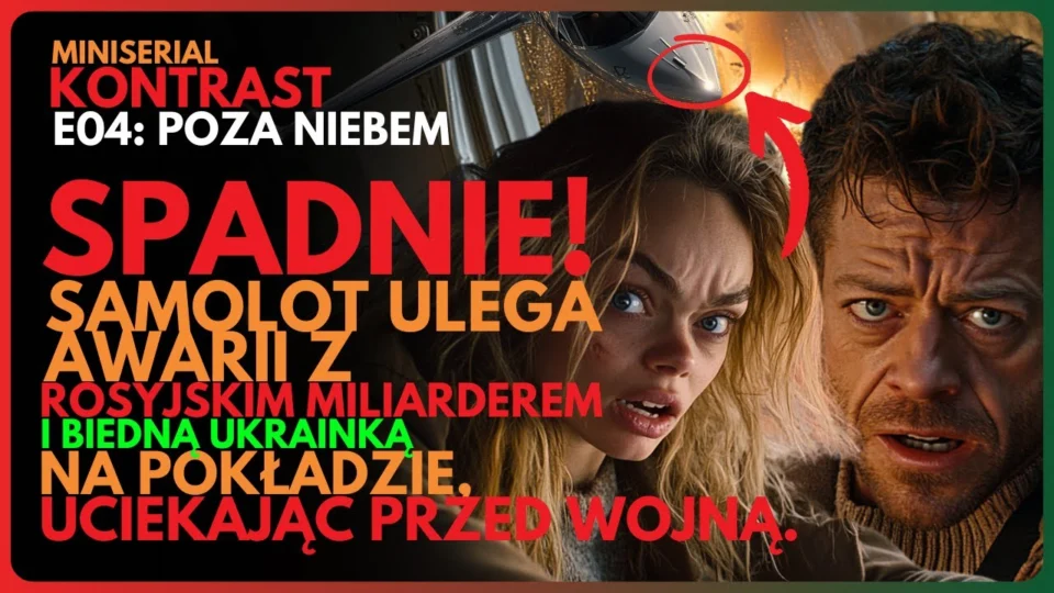 Vídeo: SPADNIE! SAMOLOT ulega awarii z ROSYJSKIM MILIARDEREM i BIEDNĄ UKRAINKĄ na pokładzie, uciekając przed wojną.  KONTRAST E04