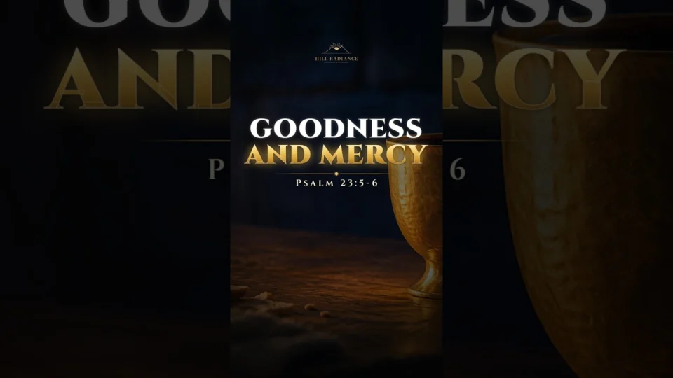 Vídeo: Goodness and Mercy Follow Me: Psalm 23:6 #Shorts