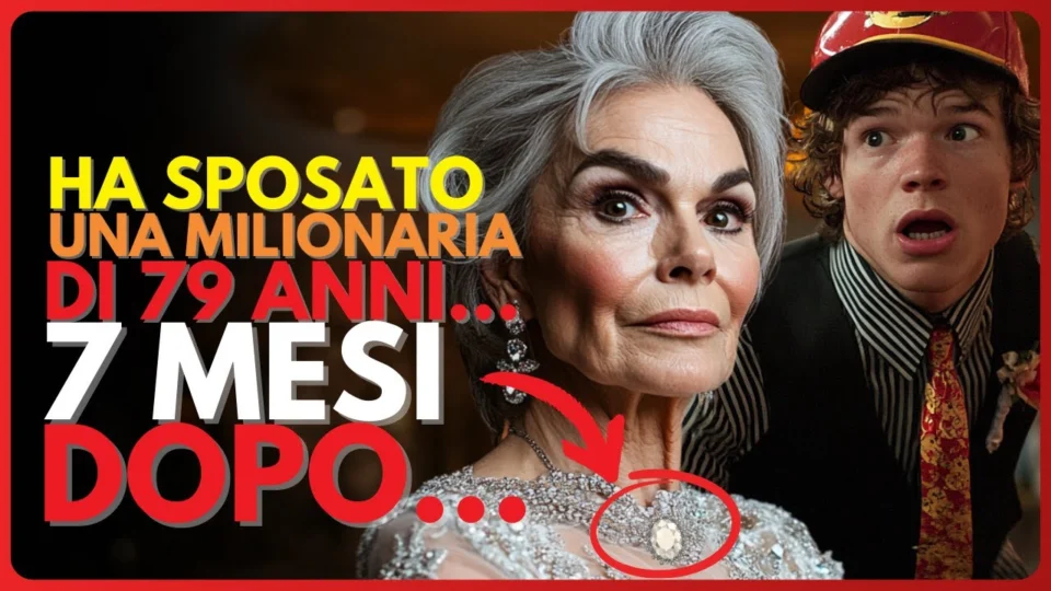 Vídeo: Giovane CAMERIERE sposa una Milionaria di 79 Anni e 7 Mesi Dopo Scopre un SEGRETO MACABRO!
