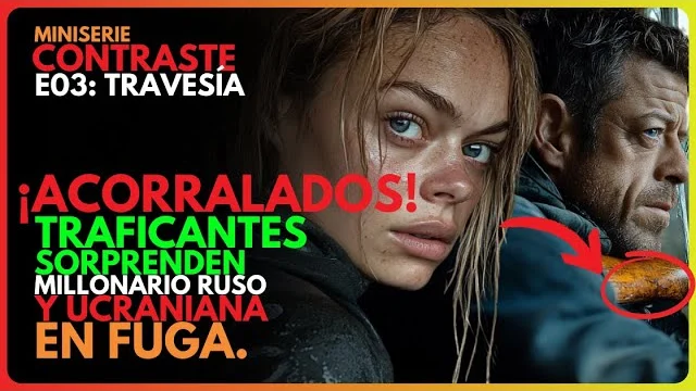 Vídeo: ¡ACORRALADOS! MILLONARIO RUSO es sorprendido por traficantes y huye con una UCRANIANA POBRE. Al final…