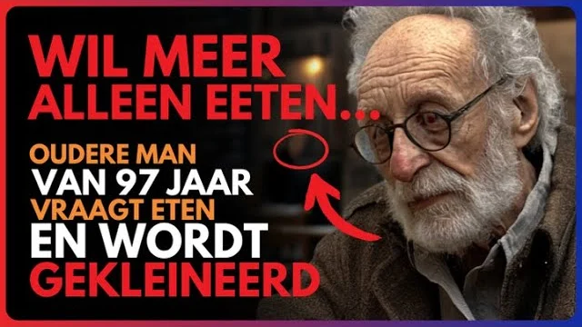 Vídeo: Oudere man van 97 jaar Vraagt Eten in Simpel Restaurant en Wat Er Gebeurt, Raakt Je
