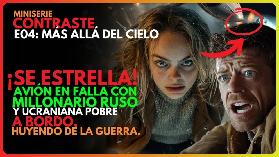 Vídeo: ¡SE ESTRELLA! AVIÓN sufre una falla con un MILLONARIO RUSO y una UCRANIANA POBRE a bordo, huyendo de la guerra.  E04
