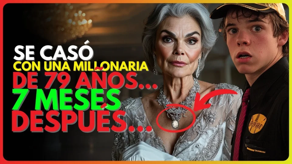 Vídeo: Joven CAMARERO se Casa con una Millonaria de 79 Años y 7 Meses Después Descubre un SECRETO MACABRO!