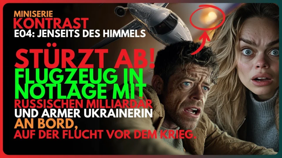 Vídeo: STÜRZT AB! FLUGZEUG gerät in Notlage mit RUSSISCHEM MILLIARDÄR und ARMER UKRAINERIN auf der Flucht vor dem Krieg. KONTRAST E04: Jenseits des Himmels