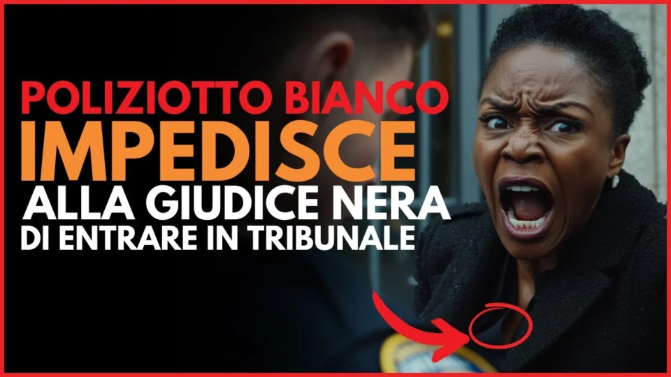 Vídeo: Giudice Nera Fermata da Poliziotto Bianco all’Ingresso del Tribunale: La Sua Reazione Cambia Tutto