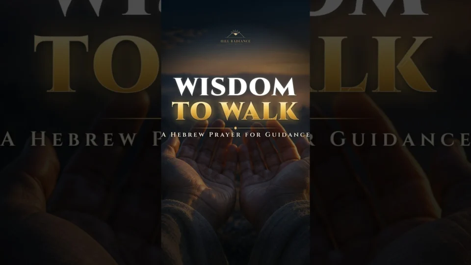 Vídeo: Hineni, Adonai: Asking for Wisdom to Walk Today #Shorts