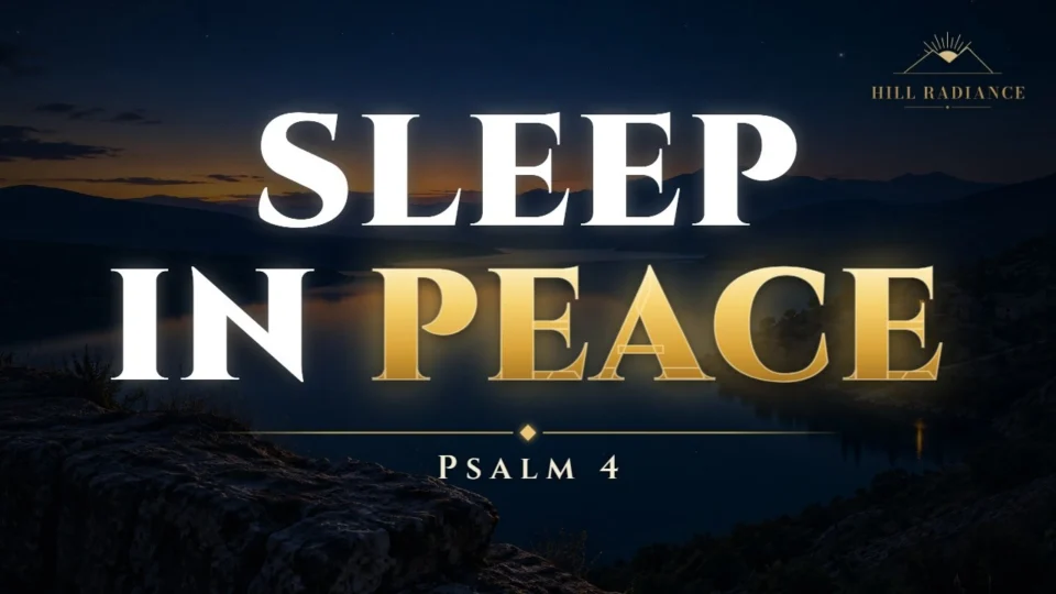 Vídeo: Psalm 4 in Hebrew | Sleep in Peace, a Night Prayer of Trust and Rest