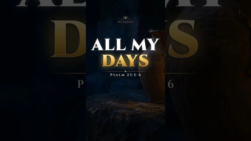 Vídeo: All the Days of My Life: A Hebrew Psalm 23 Prayer #Shorts