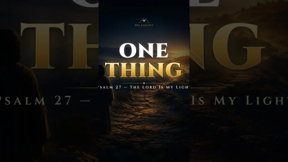 Vídeo: One Thing I Ask: Psalm 27 Sung in Hebrew #Shorts