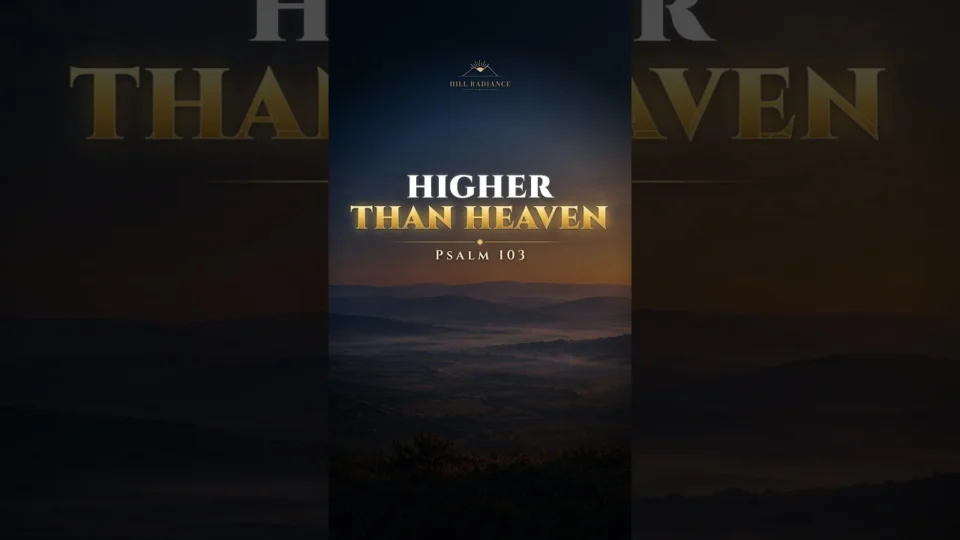 Vídeo: Higher Than the Heavens: His Steadfast Love, Psalm 103 #Shorts